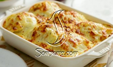 طريقة عمل صينية كرات البطاطس بالدجاج والكريمه