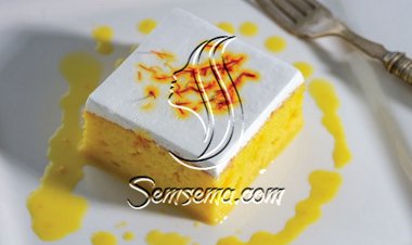طريقة عمل كيكة الحليب بالزعفران
