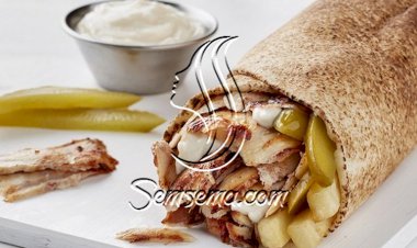 طريقة عمل شاورما الدجاج في المنزل