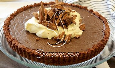 طريقة عمل تارت البسكويت بالشوكولاته