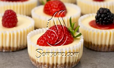 طريقة عمل ميني تشيز كيك بارد