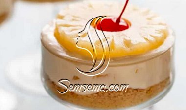 طريقة عمل حلى الاناناس بالبسكويت