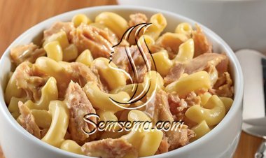 طريقة عمل معكرونة بالجبنة والتونة