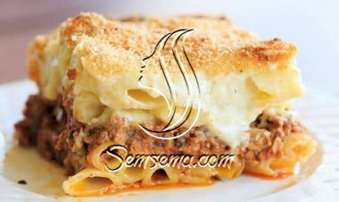 طريقة عمل المكرونة بالبشاميل باللحمة المفرومة