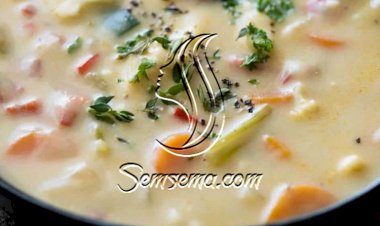 طريقة عمل شوربة خضار كريمية