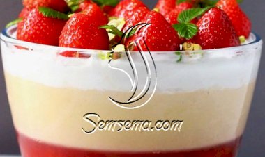 طريقة عمل حلى الجلي والكاسترد والبسكويت