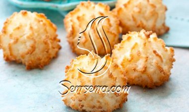 طريقة عمل اقراص جوز الهند بالفرن