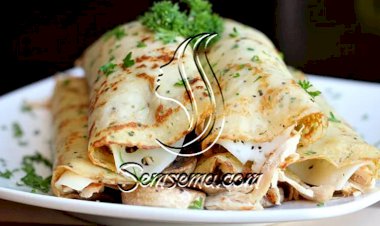 طريقة عمل الكريب المالح بالجبنة