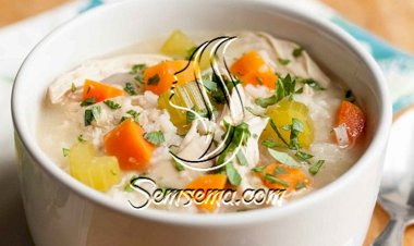 طريقة عمل شوربة الأرز مع الدجاج