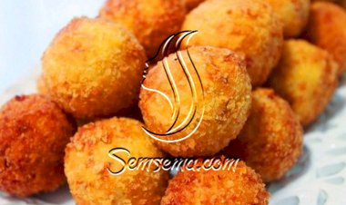 كرات البطاطس بالدجاج المقلية