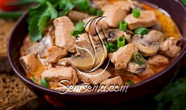 طريقة عمل شيش طاووق مع الخضار