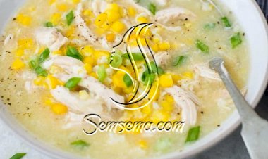 طريقة عمل شوربة الذرة الصينية