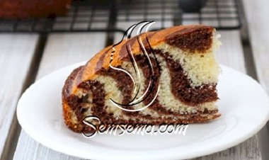 طريقة عمل الكيكة الرخامية