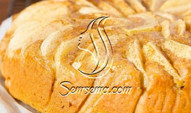 طريقة عمل كيك التفاح والقرفه