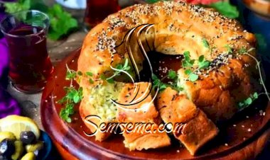 طريقة عمل كيكة مالحة بالجبن والزعتر