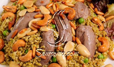 طريقة عمل الفريكة باللحمة السورية