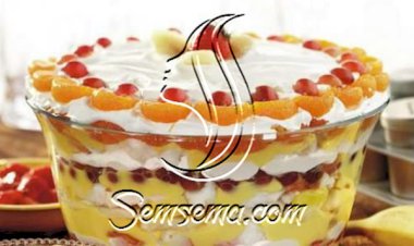 طريقة تحضير ترايفل الكاسترد بالبسكويت