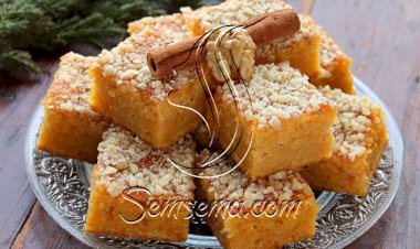 كيك الجوز والقرفة والجزر