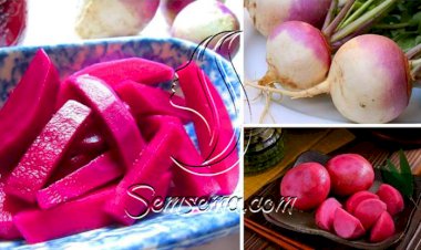 طريقة عمل مخلل اللفت الابيض