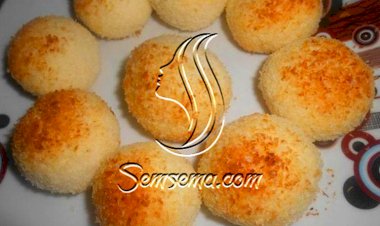 طريقة عمل أقراص جوز الهند اللبنانية