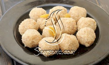 طريقة عمل أقراص السميد وجوز الهند