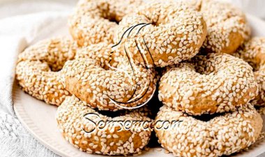 طريقة عمل كعك الشاي بالسمسم