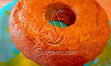 طريقة عمل كيك موز صحي وسريع