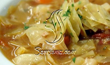 طريقة عمل شوربة ملفوف للرجيم (الوصفة الثانية)