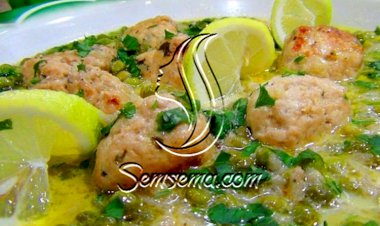 طريقة عمل طاجين الجلبانة بكرات الدجاج