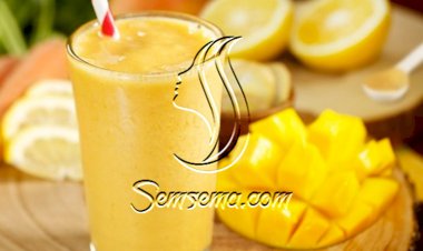 طريقة عمل سموثي المانجو مع البرتقال