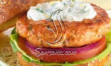 طريقة عمل برجر التونة