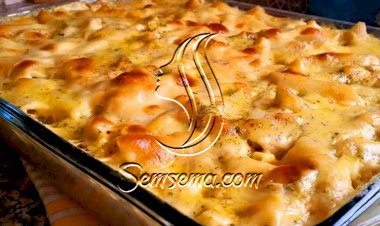 وصفة مكرونة بالبشاميل واللحمة المفرومة