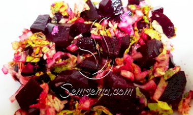 طريقة عمل سلطة الشمندر والخس والجزر