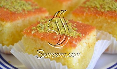 طريقة عمل بسبوسة سهلة بدون بيض