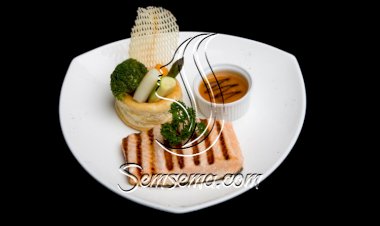 السالمون المشوي