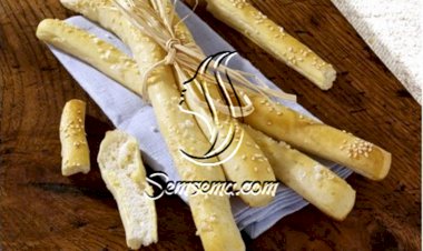 أعواد الخبز بالسمسم والملح