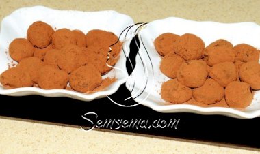 الترافل بالشوكولاتة