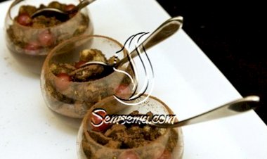 أكواب كريمة الشوكولاتة