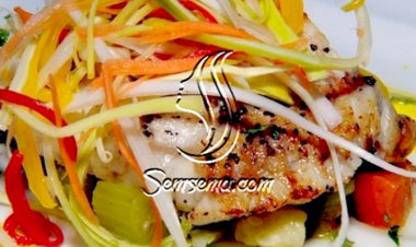 فيليه الهامور بالزعفران .. لسحور غني