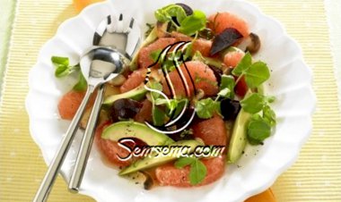 سلطة الليمون الهندي والأفوكادو والشمندر