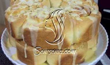 لفائف البرتقال باللوز