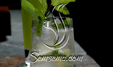 الزنجبيل بالماء الفوار