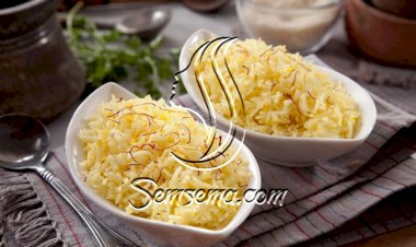 الرز بالزعفران والكريمة من مطبخ منال العالم