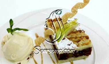 حلا التفاح الشهية: سريعة وباردة