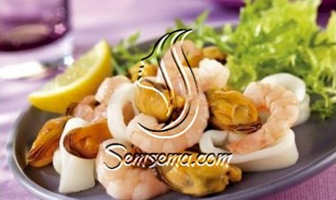 مقبلات ثمار البحر في خلطة مميزة