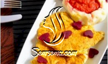 فيليه دجاج مع صلصة الشمندر