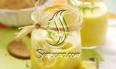 الكاسترد بجوز الهند والمانغو الشهي