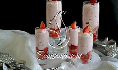 حلا الفراولة بالمارشملو لضيافة مميزة