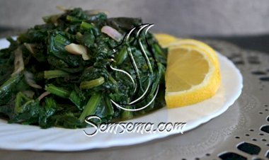 سلطة السبانخ بالزيت لرجيم صحي