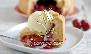 فطيرة الكرز بالآيس كريم
